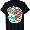 Giant Candy Land Game Crew Candy Land Costumes Adult Women T-Shirt