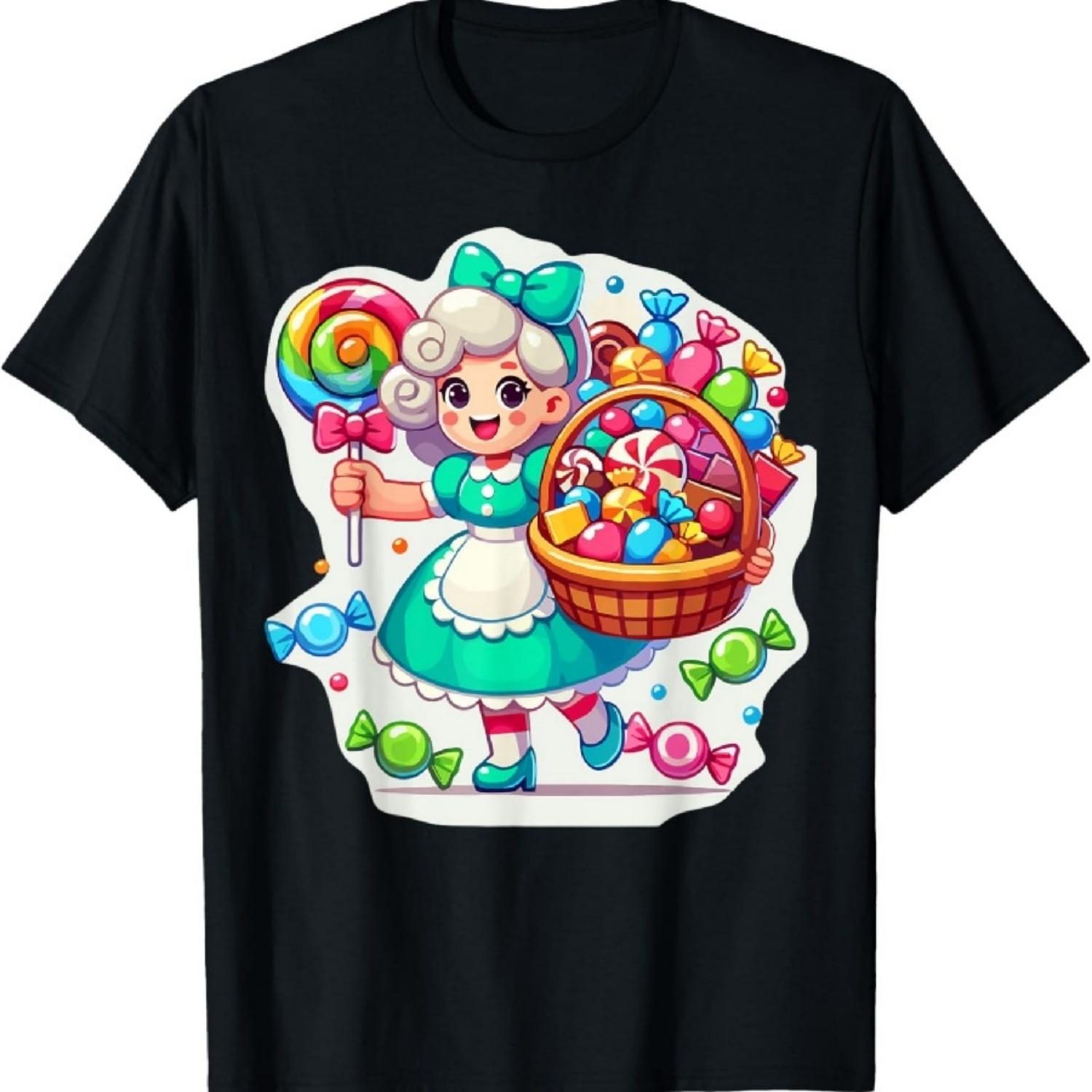 Гигантская игра Candy Land Костюмы Candy Land Футболка для взрослых женщин S