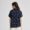 19mm twill jacquard] 26 spring collar versatile daily commuting comfortable mulberry silk shirt for women