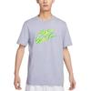Nike T Shirts Men's Gray Crew Neck Moderate FB9820-519