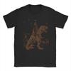 Jesus Riding A Dinosaur Cotton T Shirt For Unisexs Summer Vintage TShirts Crewneck Novelty Tees Oversized Hot Sale Tops