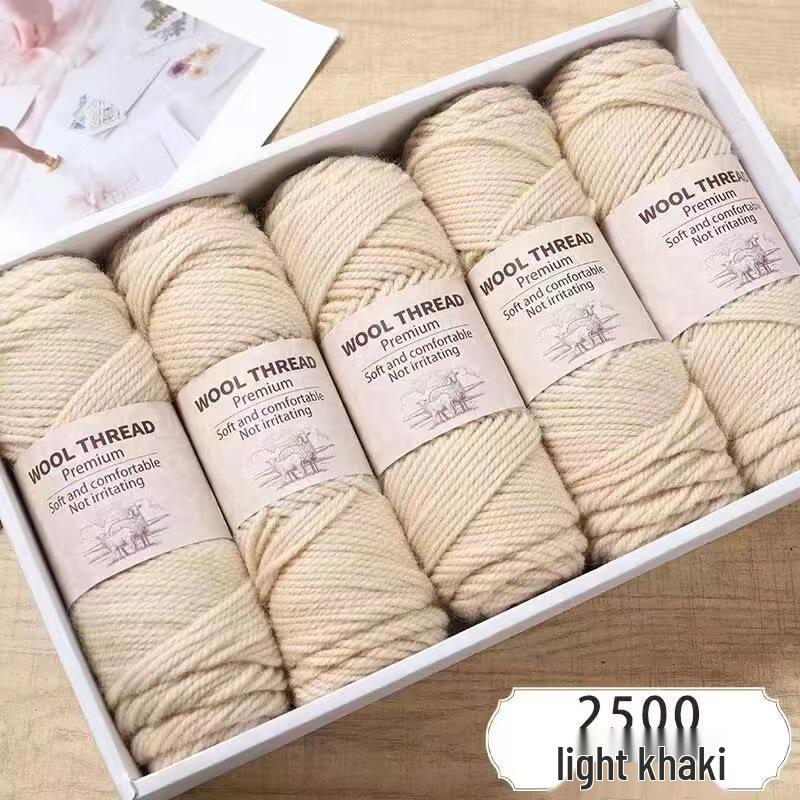 Soft Alpaca Wool Chunky Yarn for Hand Knitting Sweaters, Scarves, and Hats