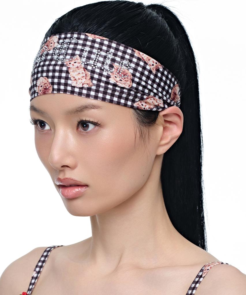 Eireve Kitten Check Headband (Black)