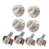 Guitar Potentiometer Volume Tone Control Knob 18mm Guitar Volume Tone Potentiometer 25K250K500K