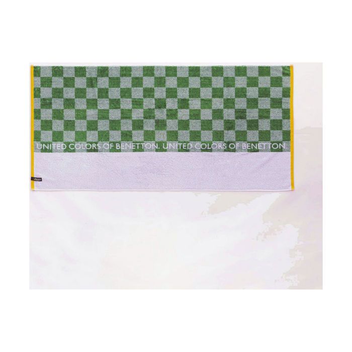 Serviette de plage - Benetton - BE148 - 140 x 170 cm - 100% coton - Vert