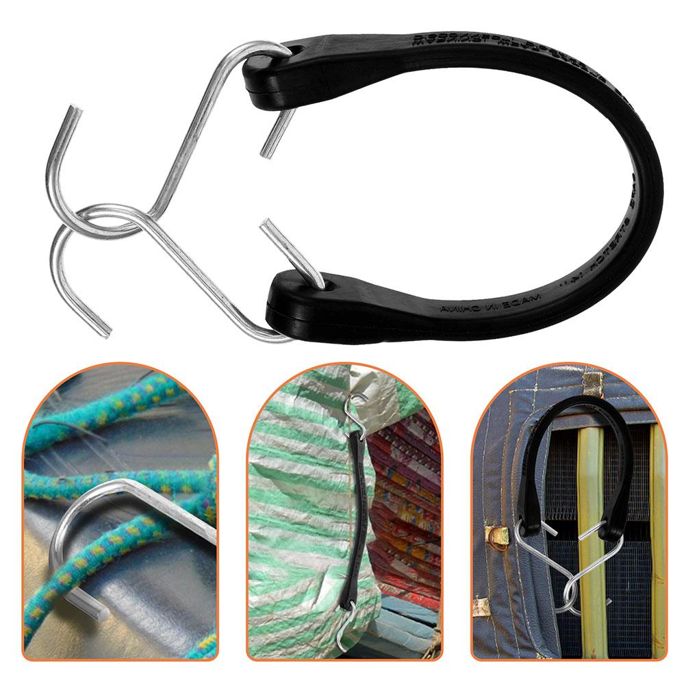 Truck Rubber Bungee Cords Tarp Straps Securing Hooks Tie Down Straps Heavy Duty Towing Ropes Car Wash Maintenance Supplies