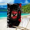 Ahly Football Club Printed Beach Towel, Super Soft Microfiber, Perfect Gift Birthday, for Pool, Beach, Travel, for Family and Friends