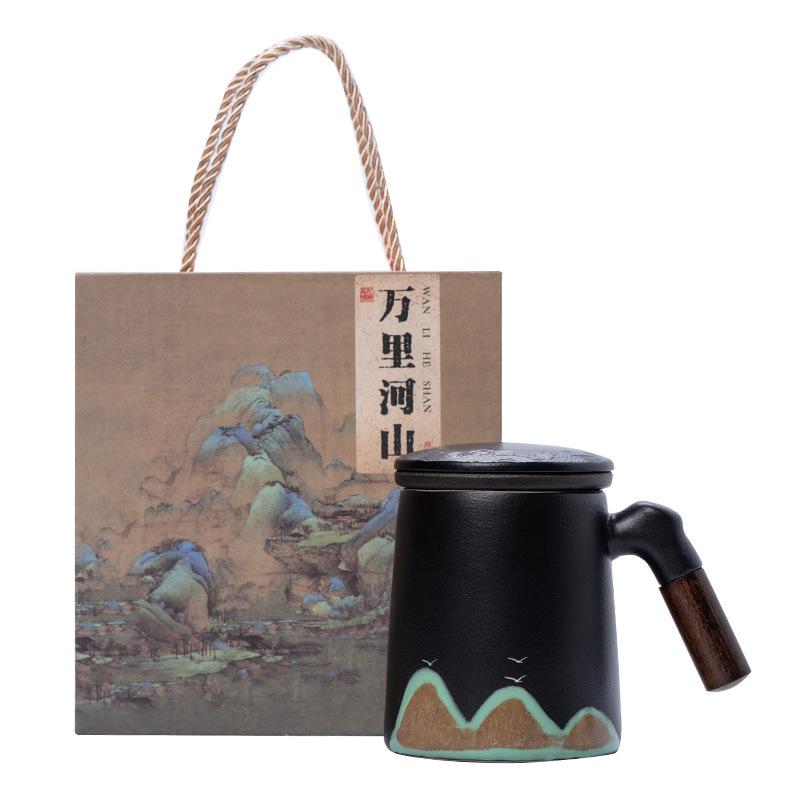 Forbidden City light luxury office water cup business gift set company annual meeting activities to send customers and employees gifts