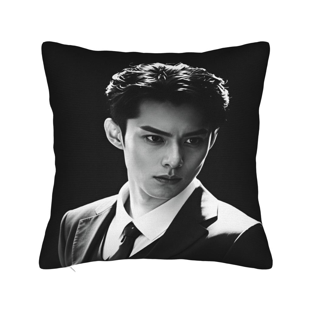Wang Hedi Dylan Wang Actor Pillowcases Vintage Pillow Case For Sofa Home Decoration Design Pillow Cover