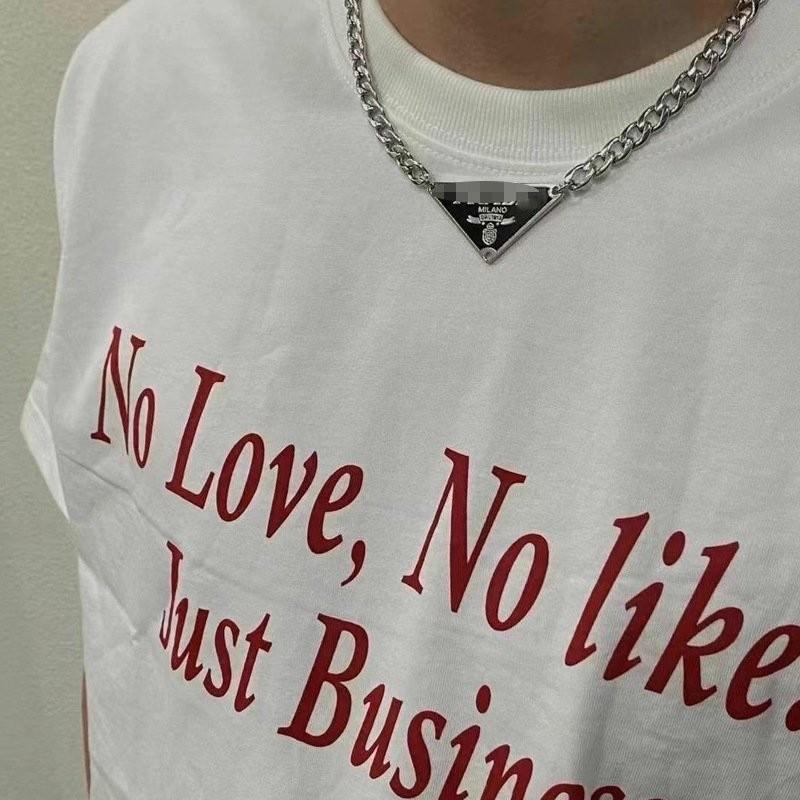 Collana Hip Hop alla Moda in Acciaio di Titanio per Uomini e Donne con Versatile Ciondolo Poker