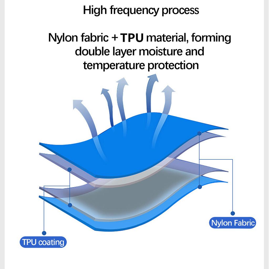 Outdoor Foot TPU nafukovací polštářek Single Portable Camping Picnic Beach Mat
