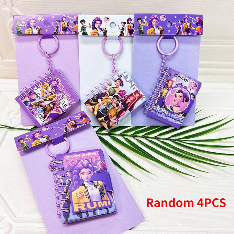 Mini vreckové špirálové zápisníky Kpop Huntri/X, Poznámkový blok, špirálová brožúrka, Idol Demon Hunter, párty suveníry t