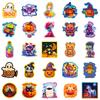 50Pcs Halloween Stickers - Waterproof Repositionable Vinyl Decals for Crafts, Party, Laptop, Luggage, Creative Decor
