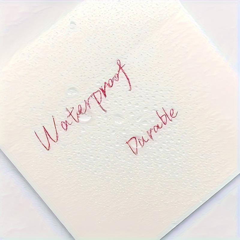 200 Sheets of Transparent Sticky Notes Can Be Used for Notes Multiple Times Made of Waterproof Plastic