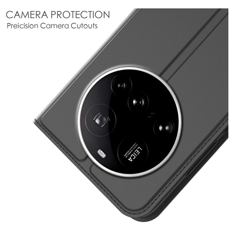 Für Xiaomi 17 Ultra 5G Hülle PU-Leder Handyhülle mit Kartenhalter Ständer