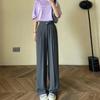 Wide Leg Pants for WOMEN'S Summer Thin High Waist Suit Pants