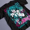 2026 Summer New Style Hatsune miku Cyberpunk Style Cartoon Fan Street Fashion Large Loose Tshirt Unisexs Shirts Women tshirts