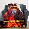 Bayern Munich Customize Your Name Blanket Multi-purpose Customizable Blanket Soft Warm Cozy Throw For Home Decor Living Room Office Chair Office