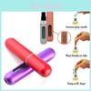 Perfume Refillable Bottle With Push Spray For Travel And Makeup Storage