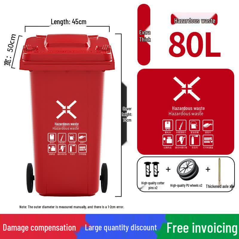 Outdoor Heavy-Duty Waste Sorting Bin