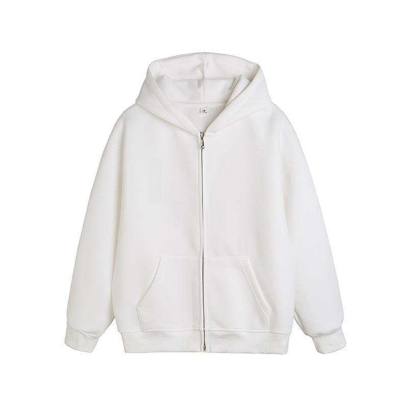 Herren Hoodie mit Fleecefutter für Herbst und Winter, Verdicktes Sweatshirt mit Reißverschluss