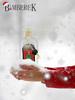 CHRISTMAS CLASSIC 500ml PREMIUM DECORATED Glass Bottle for Liqueurs