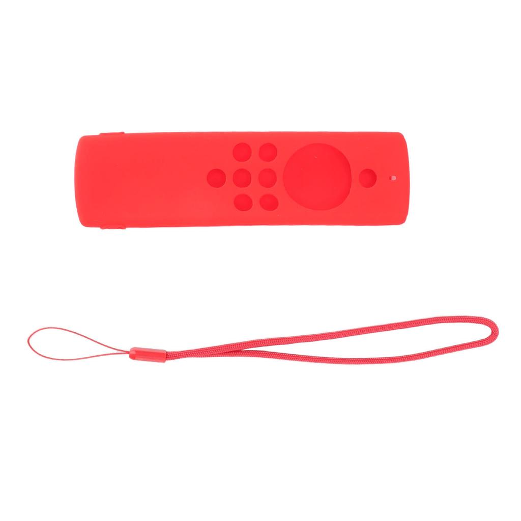 Silicone Remote Protective Cover Washable Remote Control Case Shockproof Remote Protector for Fire TV Stick Lite Red