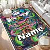Custom Name Personalized Ghostbusters Print Carpet, Versatile Home Decor Rug, for Playroom, Apartment, Balcony, Entryway, Hallway Gift