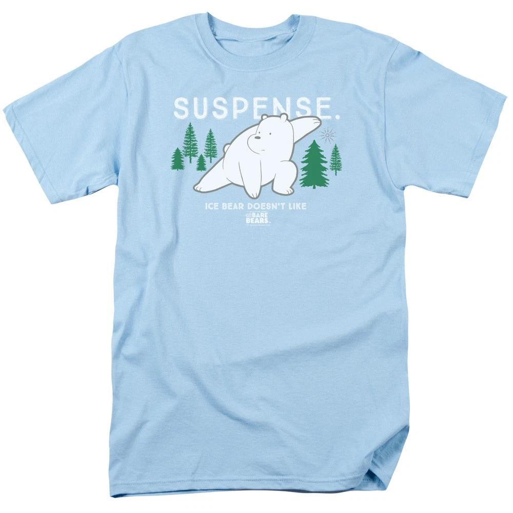 We Bare Bears - Suspense -  Unisex Short Sleeve Children s T-shirt - Blue 130