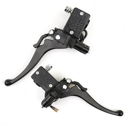 1 stuks Motorfiets Links / Rechts Boven Voor / Achter Rempomp Hydraulische Koppelingpomp met Handvat Parkeerrem voor 150cc 250cc