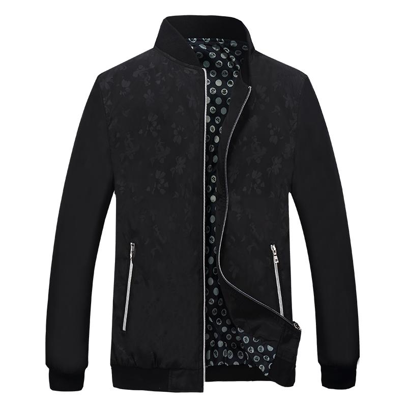 Solid Casual Jacket Men Spring Autumn Outerwear Mandarin Sportswear Mens Jackets Coats