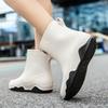 2025 Unisex Wasserdichte Samtgefütterte Mittelhohe Gummistiefel - Warme, Rutschfeste Gummischuhe für Draußen