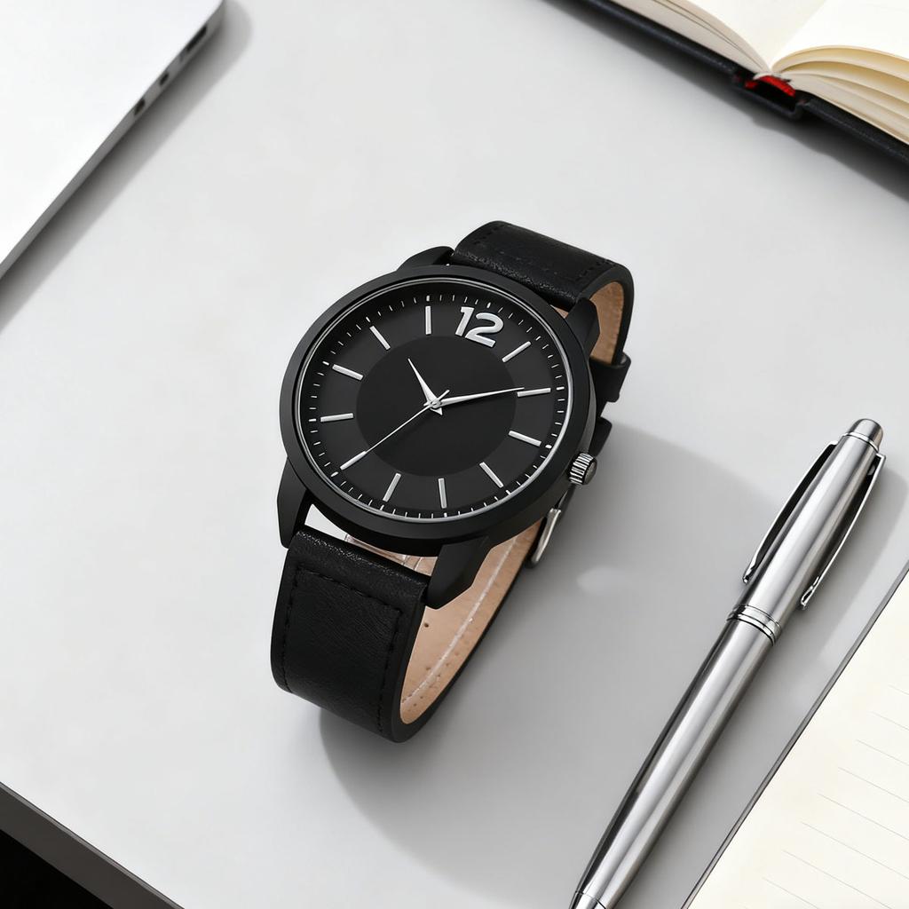 1pc-Fashionable and Minimalist Couple Watch, Lightweight and Luxurious Minimalist Watch (no Box)