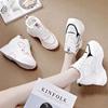 Chunky Sneakers Women Autumn Mesh Lace Up Basket Sports Shoes Comfortable Platform Casual Dad Shoes Anti Slip Wedges Vulcanize