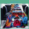Masters The Of Universe Cartoon Fashion Cashmere Blanket 3d Printed Heman Flannel Plush Soft Comfortable Home