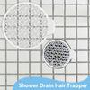 Shower Drain Hair Catcher Anti-clogging Drain Protector Hair Catcher Mesh Drainage Filter Block Screen For Kitchen Apartment