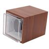 Single Watch Winder Anti Magnetic Automatic Mechanical Watch Winder Storage Box with LED Light for Men Birthday Gift