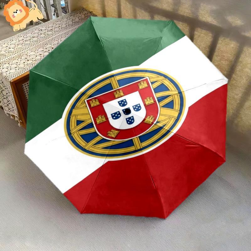 Royal Emblem Fabric Folding umbrella Portable durable Sun umbrella Gift light