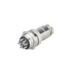 10 Pcs GX12 Aviation Circular Connector GX12-2Pin 3pin 4pin 5pin 6pin 7pin Male Female 12MM M12 Fixed Rear Nut Plug&Socket