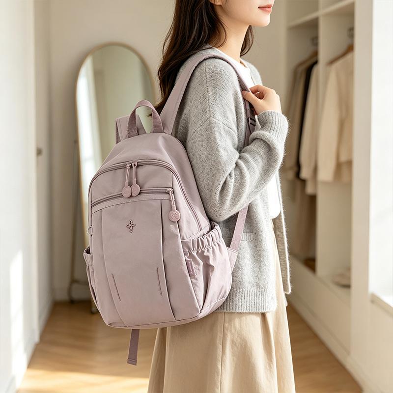 Backpack for Casual Wear, Single Shoulder Cross-body Bag, Large Capacity Student Schoolbag, Women's Backpack