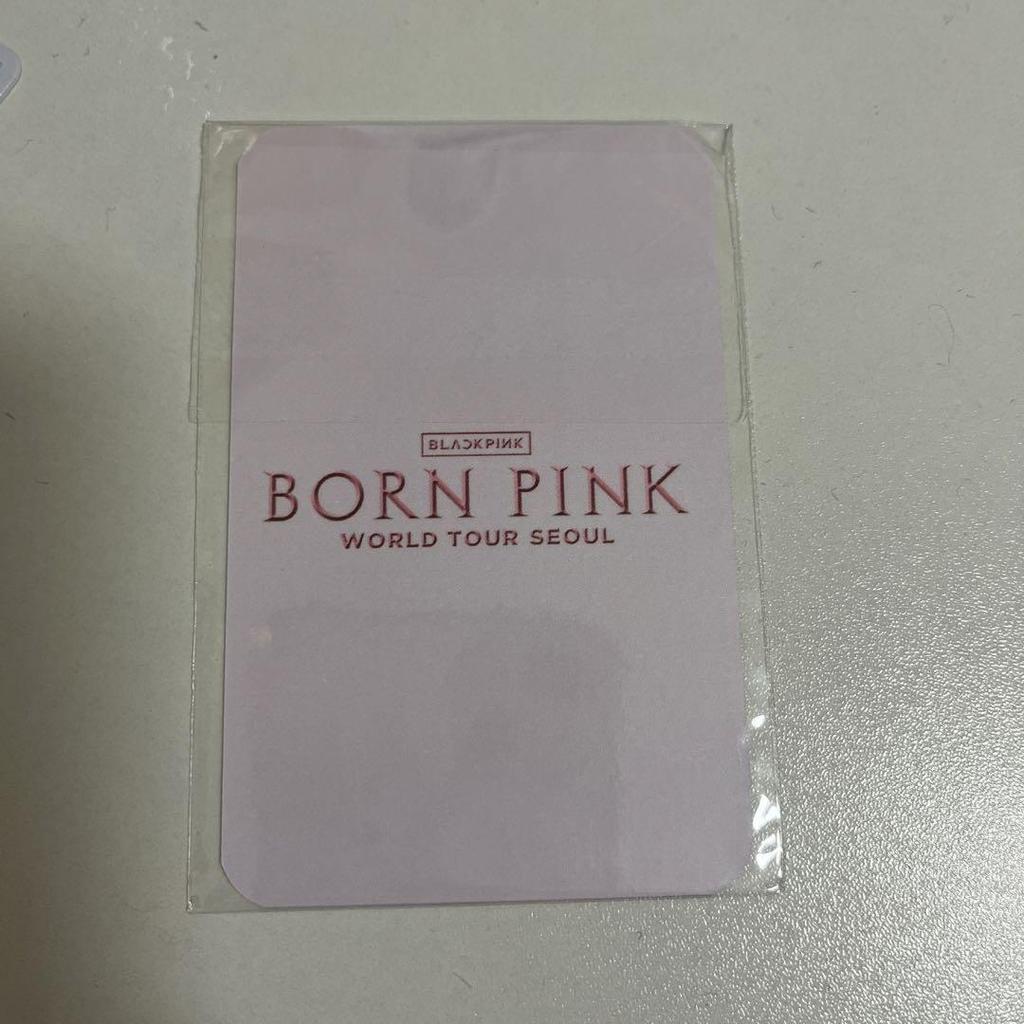 [USED] Seoul Concert Jisoo venue-exclusive trading card on Weverse