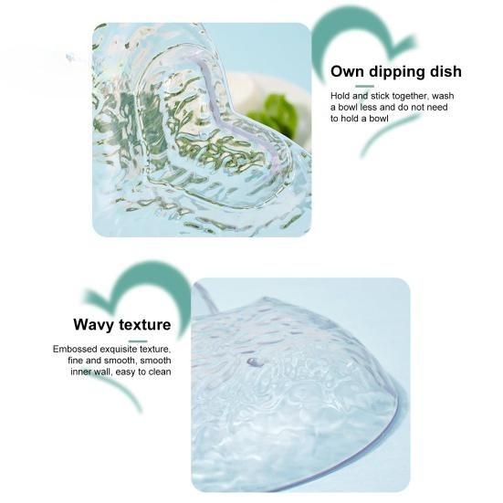 Chip en Dip Serveerset Verdeelde Serveerschaal Sushi Borden met Sausgedeelte Kaas Serveerplateau voor Dumpling Hapje Taco Sushi