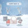 Flower Knows Snow Ballet Weihnachten Make-up Geschenkset Lidschatten, Rouge, Lipgloss Fixierpuder mit Kosmetiktasche Schönheitskollektion