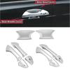 For Honda Accord Coupe 2008-2012 2 Door ABS Chrome Side Handle Covers Trims & Door Bowl Cover Car Styling 2009 2010 2011