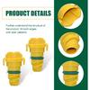 3 PCS Car Engine Oil Pan Drain Screw, Tight Fitting Leak-Proof Seal Oil Drain Plug with Rubber Ring, Standard Replacement Part KX6Z6730B, Compatible