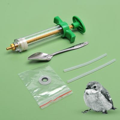 10ml/20ml/30ml/50ml/100ml Sada injekčních stříkaček pro ruční krmení ptáků s trubičkami Rehydratační lžička pro papoušky