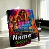 Custom Name Personalized Grand Theft Auto VI Print Blanket, Home Decor, Bedroom, Sofa, Camping, Couch, Gifts for Birthday Christmas