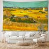 Vibrant Medieval Oil Painting Tapestry - Durable, Lightweight Polyester Wall Hanging for Living Room & Bedroom Decor with Easy Care