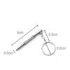 Eyeglass Screwdriver Portable Stainless Steel Keychain Screwdriver Sunglasses Watch Screwdriver 3 In 1 Repair Kit Tools
