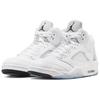 Air Jordan 5 Retro Wit Metallic 2026 Heren Sneakers Metallic-Zilver Zwart HQ7978-103